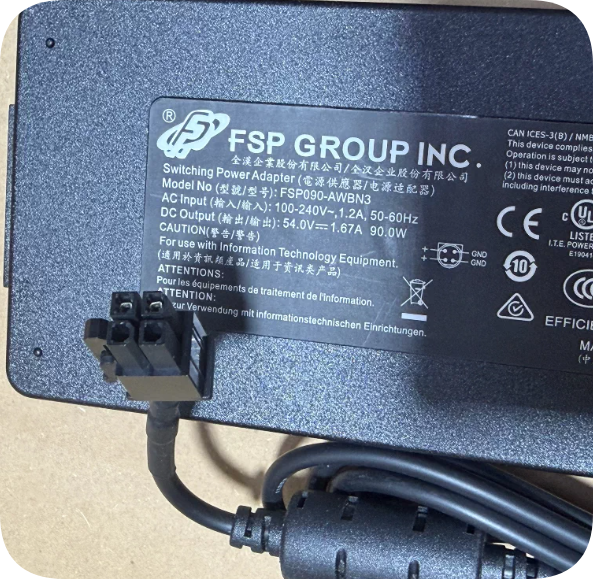 *Brand NEW*Genuine FSP 54V 1.67A 90W Power Adapter Model FSP090-AWBN3 Round 4-hole Connector Power Supply